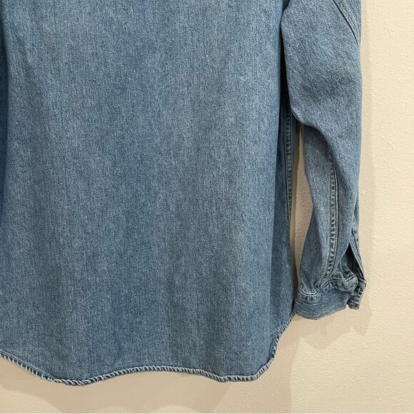 Vintage Pepe Jeans London Portobello Road W11 Denim Button Up Shirt - Small - Picture 9 of 15